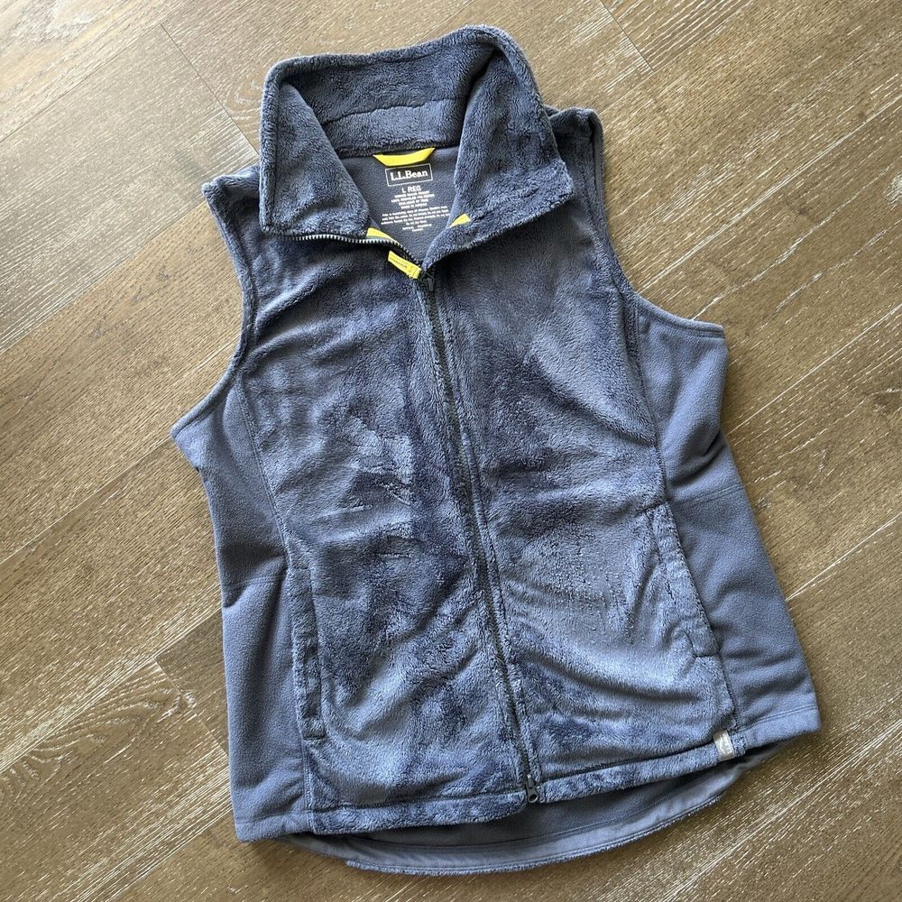 L.L. Bean Gray Fleece Vest